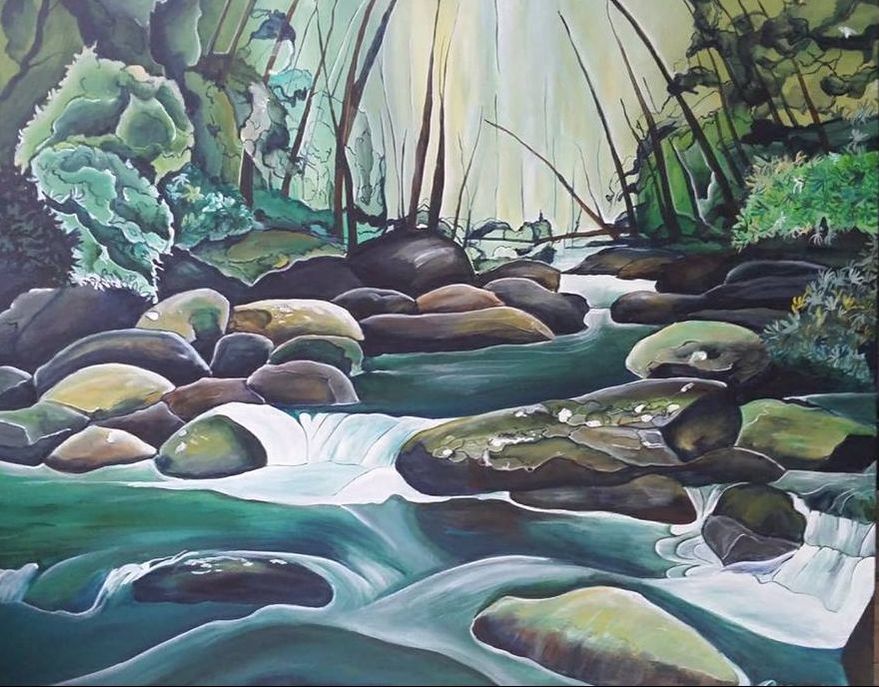 Citico Creek Painting on Canvas